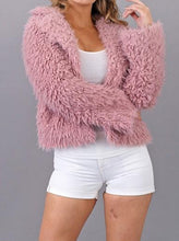 Load image into Gallery viewer, Faux Fur Coat (White)