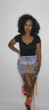 Load image into Gallery viewer, Denim Shoe String Mini Skirt
