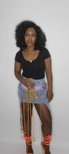 Load image into Gallery viewer, Denim Shoe String Mini Skirt