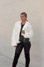 Load image into Gallery viewer, Faux Fur Coat (White)