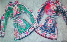 Load image into Gallery viewer, Destination Skirt Set (Orange)