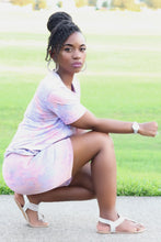 Load image into Gallery viewer, Round Neck Basic Biker Set- Tie Dye

