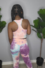 Load image into Gallery viewer, Active Wear Tye Dye Set (Pink/Purple)
