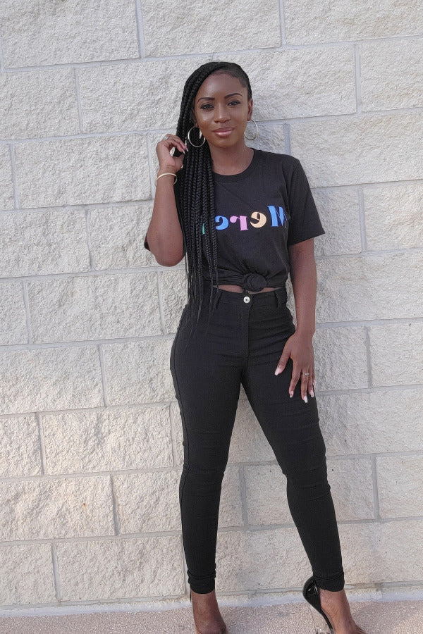 Color Pop Jeans (Black)