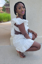 Load image into Gallery viewer, Ruffles Mini Dress (Yellow)
