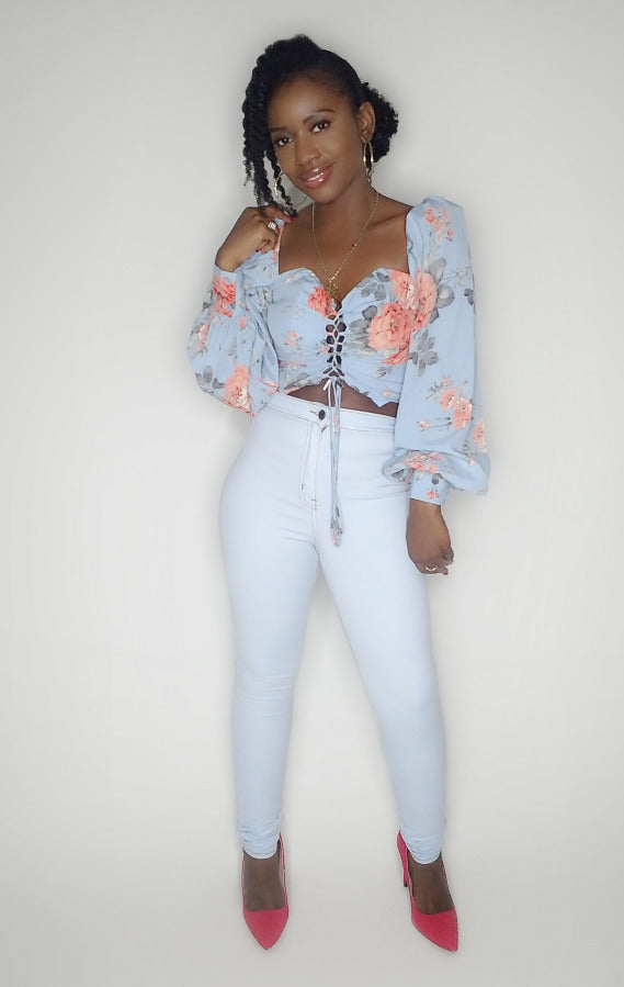 Be Mines Top (Baby Blue)