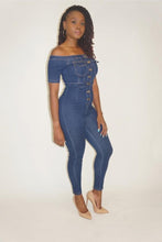 Load image into Gallery viewer, Desired Denim Jumpsuit
