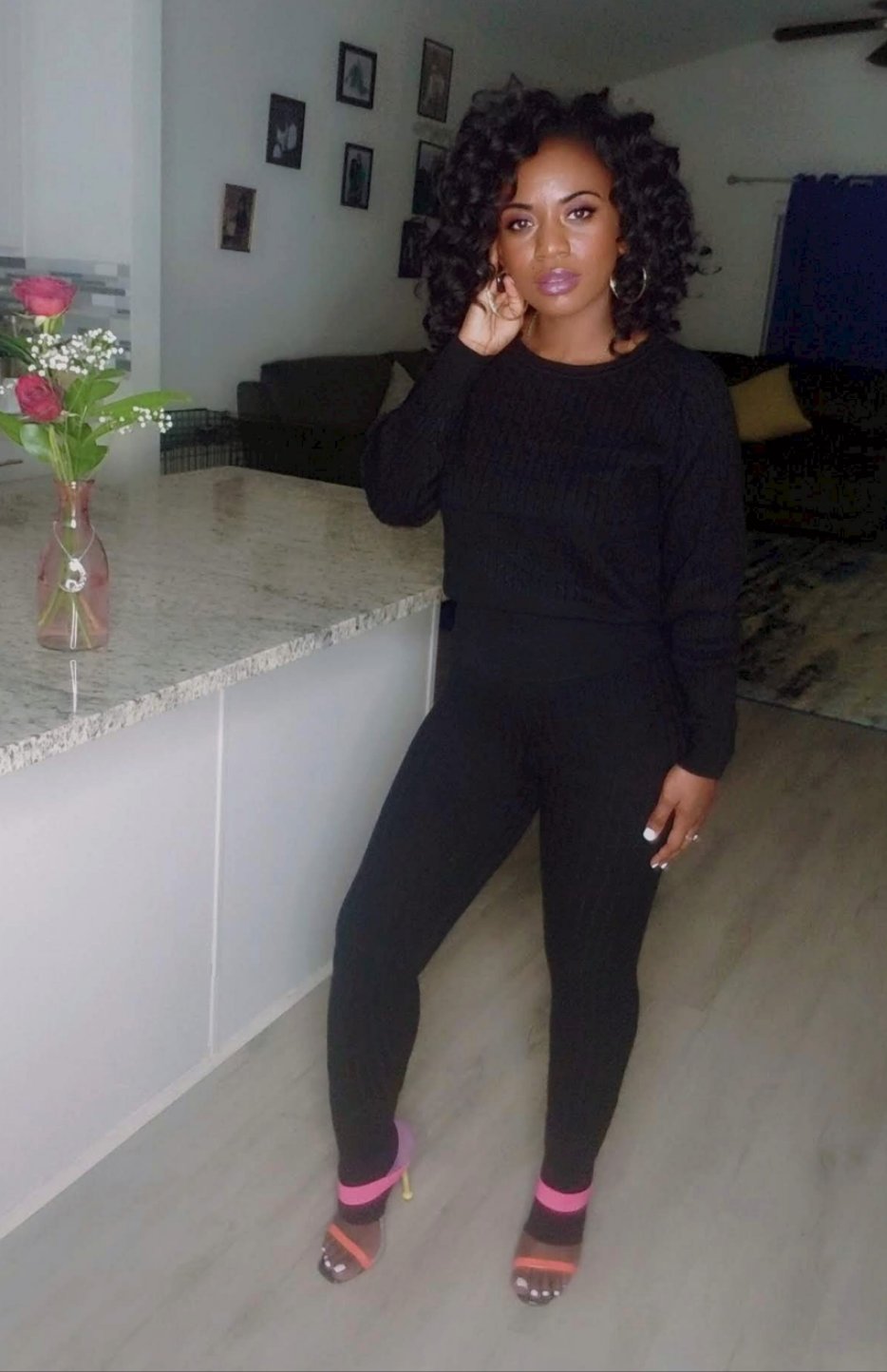 Heiress Jogger Set (Black)