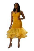 Load image into Gallery viewer, Dolled Up Dress (Mustard)
